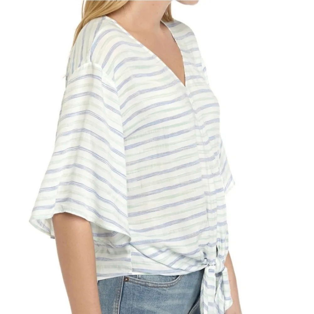 NWT - Cupio Striped Blouse - Picture 2 of 11